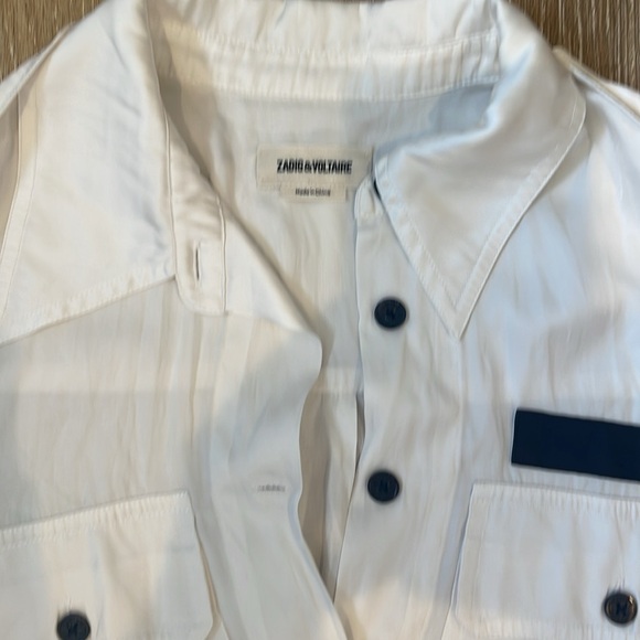 Zadig and Voltaire button down blouse - Picture 2 of 7